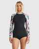 BILLABONG LADIES  SPRING FEVER NATURAL L/S SPRINGSUIT - NIGHT PARADISE