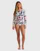 BILLABONG LADIES SALTY DAYZ NATURAL L/S SPRINGSUIT - NIGHT PARADISE