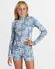 BILLABONG GIRLS SPRING FEVER NATURAL L/S SPRINGSUIT - BLUE SHADOW