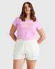 BILLABONG LADIES REMY SHORT - SALT CRYSTAL 