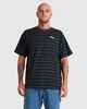 BILLABONG MENS ABSENSE STRIPE S/S TEE - BLACK