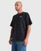 BILLABONG MENS ABSENSE STRIPE S/S TEE - BLACK