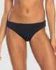 ROXY LADIES RIB ROXY LOVE THE COMBER BIKINI PANT - BLACK