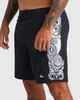 QUIKSILVER SURFSILK MARAKIHAU ARCH 18'' BOARDSHORT - BLACK