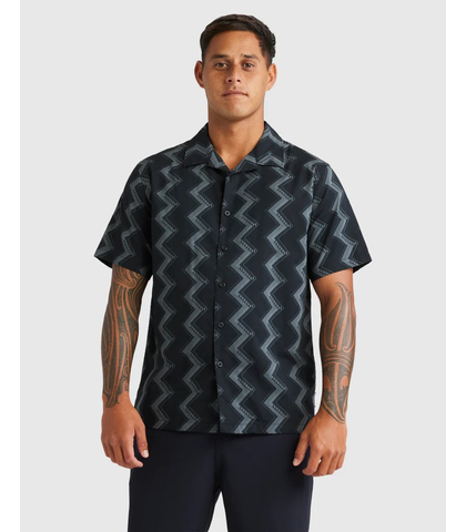 QUIKSILVER ARAMOANA SHIRT - BLACK