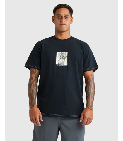 QUIKSILVER MARAKIHAU S/S TEE - BLACK