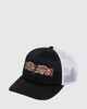 QUIKSILVER KOWHAIWHAI MANGOPARE TRUCKER CAP - BLACK