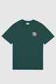 HUFFER MENS BLOCK TEE / CAPPED - EMERALD