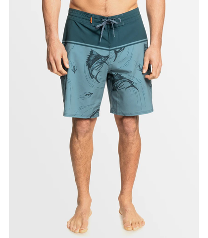 QUIKSILVER MENS THE CHASE 2 BOARDSHORT - REFLECTING POND