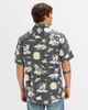 QUIKSILVER MENS DESTINATION ISLAND S/S DRESS SHIRT - BLK DNA ISLANDS