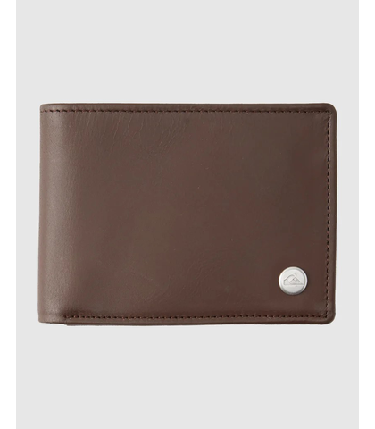 QUIKSILVER MACK 2 WALLET - CHOC BROWN