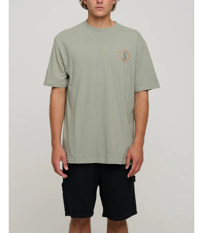 SALTY CREW MENS TENTACLES S/S TEE - KELP GREEN