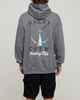 SALTY CREW MENS TAILED MID WEIGHT HOODY - CHARCOAL