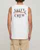 SALTY CREW MENS YELLOW FIN TANK - WHITE