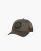 SALTY CREW MENS OUTLINE RETRO TRUCKER CAP - MOSS