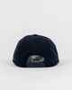 RUSTY MENS HI-VIS 6 PANEL SNAPBACK CAP - NAVY BLUE