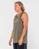 RUSTY MENS FLIP DADDY TANK - SAVANNA