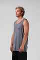 RPM MENS COMPANY SINGLET - STEEL GREY