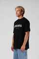 RPM MENS SANDED APP OVERSIZE TEE - BLACK