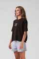 RPM LADIES SQUARE TEE - ESPRESSO