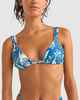 RHYTHM LADIES VENTURA SOFT STRAP SLIDE TRI BIKINI TOP - BLUE