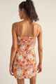 RHYTHM LADIES SIERRA FLORAL MINI DRESS - ORANGE