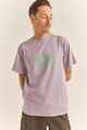 RHYTHM MENS SWIRL VINTAGE S/S TEE - PLUM