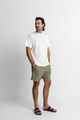 RHYTHM MENS CLASSIC LINEN JAM SHORT - OLIVE