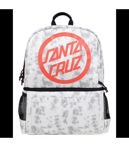 SANTA CRUZ BOLD RING DOT BACKPACK - CONCRETE TIE DYE