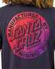 SANTA CRUZ BOYS MFG DOT FADE S/S TEE - NAVY