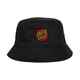 SANTA CRUZ MENS CLASSIC DOT PATCH BUCKET HAT - BLACK