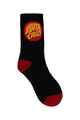 SANTA CRUZ BOYS SHADOW DOT CREW SOCK 4 PACK - SIZE 2-8 B/W/G