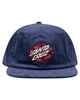 SANTA CRUZ BOYS BROKEN DOT 6 PANEL UNSTRUCTURED CAP - DK BLUE