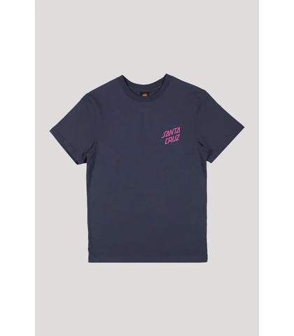 SANTA CRUZ BOYS JOHNSON BEAST DOT STACK S/S TEE - NAVY