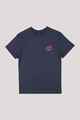 SANTA CRUZ BOYS JOHNSON BEAST DOT STACK S/S TEE - NAVY