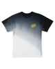 SANTA CRUZ BOYS UNIVERSAL HAND OVAL DOT MONO TEE - BLK TIE DYE