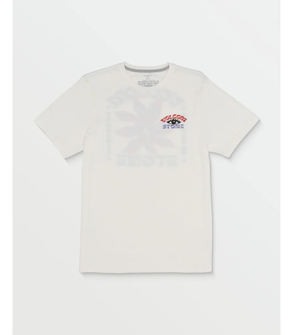 VOLCOM MENS STONE SPECTACLE S/S TEE - OFF WHITE