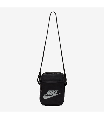 NIKE HERITAGE S CROSSBODY BAG - BLACK