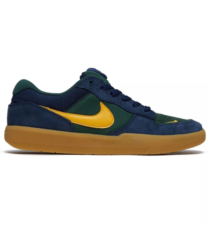 NIKE SB FORCE 58 SHOE - NAVY / UNIVERSITY GOLD / MARINE