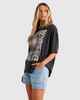 BILLABONG LADIES YOU ARE INVITED TEE - OFF BLACK