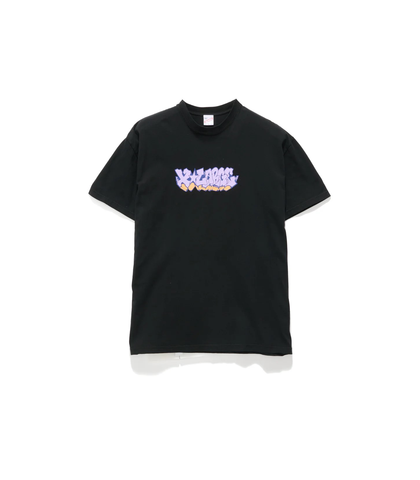 XLARGE WALLS/S TEE - PIGMENT BLACK