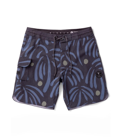 VISSLA MENS PRIMITIVE PALMS 18.5'' BOARDSHORT - PHANTOM