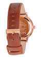 NIXON KENSINGTON LEATHER WATCH - ROSE GOLD / WHITE