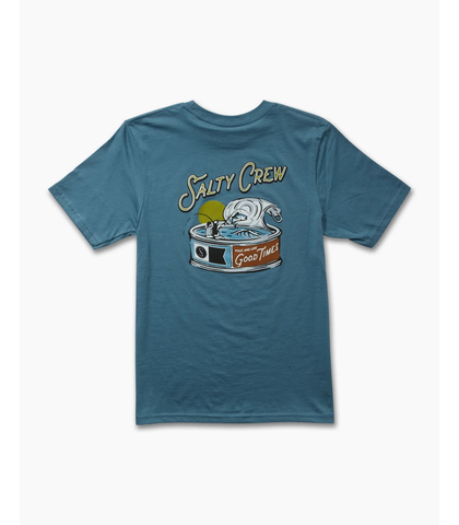 SALTY CREW BOYS TUNA CAN TEE - SLATE