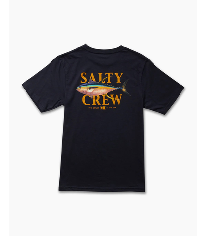 SALTY CREW BOYS YELLOWFIN TEE - NAVY