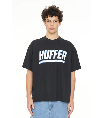 HUFFER MENS 3 BALLER SWISH TEE - BLACK 