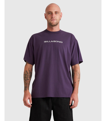 BILLABONG MENS STAPLES OG TEE - DEEP PURPLE