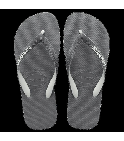 HAVAIANAS TOP MIX JANDAL - GREY / WHITE