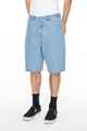 HUFFER MENS BLOCK EMB SHORT - OLDE - BLUE WASH