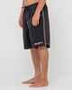 RUSTY MENS FLIP DADDY BOARDSHORT - BLACK